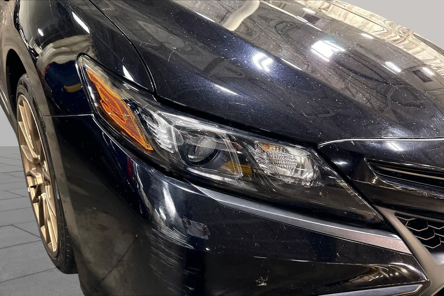 Used 2024 Midnight Black Metallic Toyota Hybrid SE Nightshade image 28