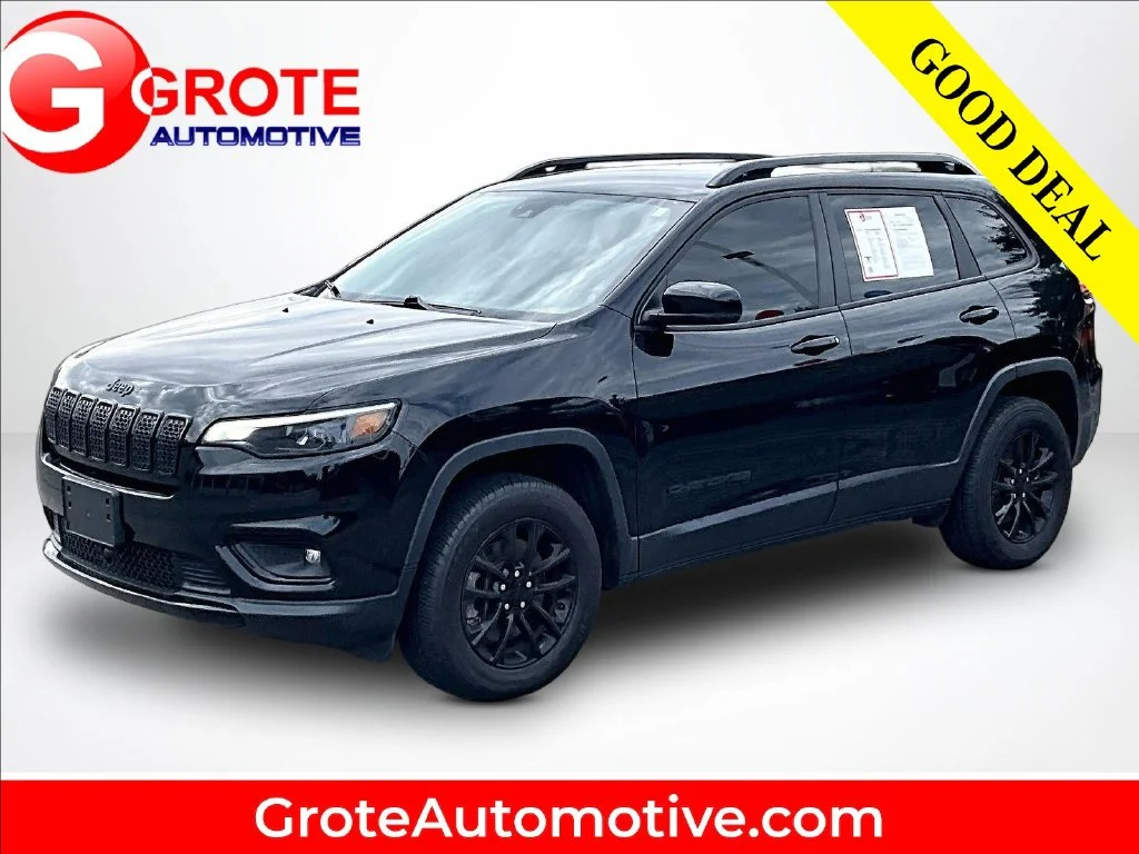 Used 2023 Black Jeep Altitude image 1