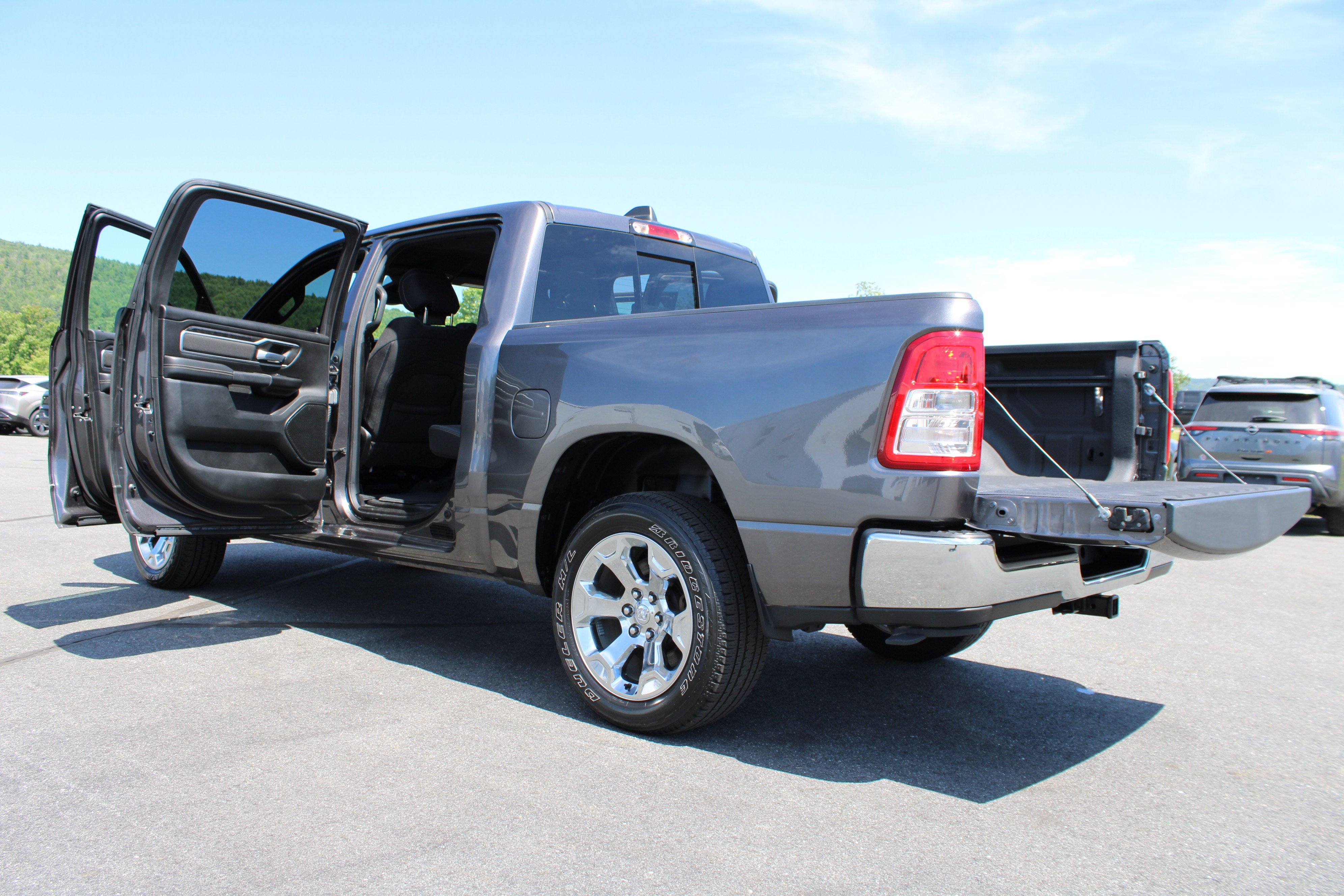 Used 2023 Granite Crystal Metallic Clearcoat Ram Big Horn image 16