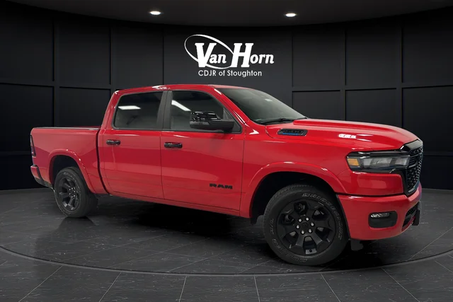 Used 2025 Flame Red Clearcoat Ram Big Horn/Lone Star image 1