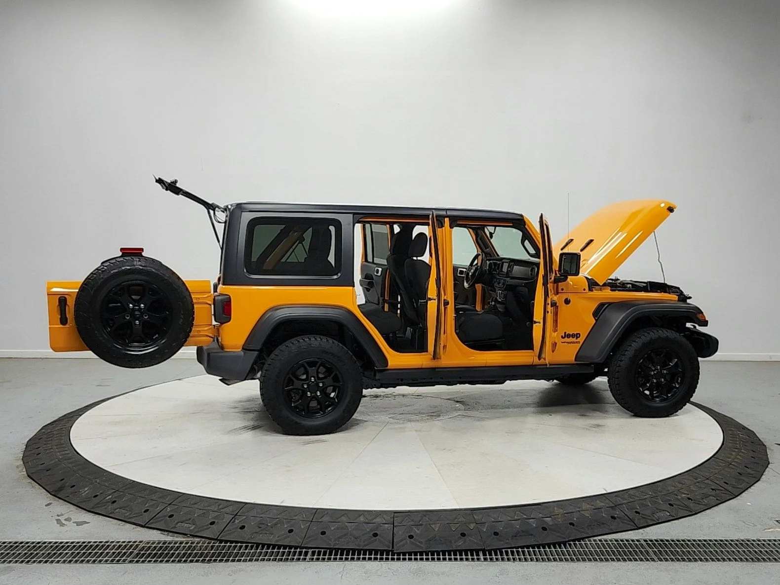 Used 2021 Orange Jeep Unlimited Willys image 16