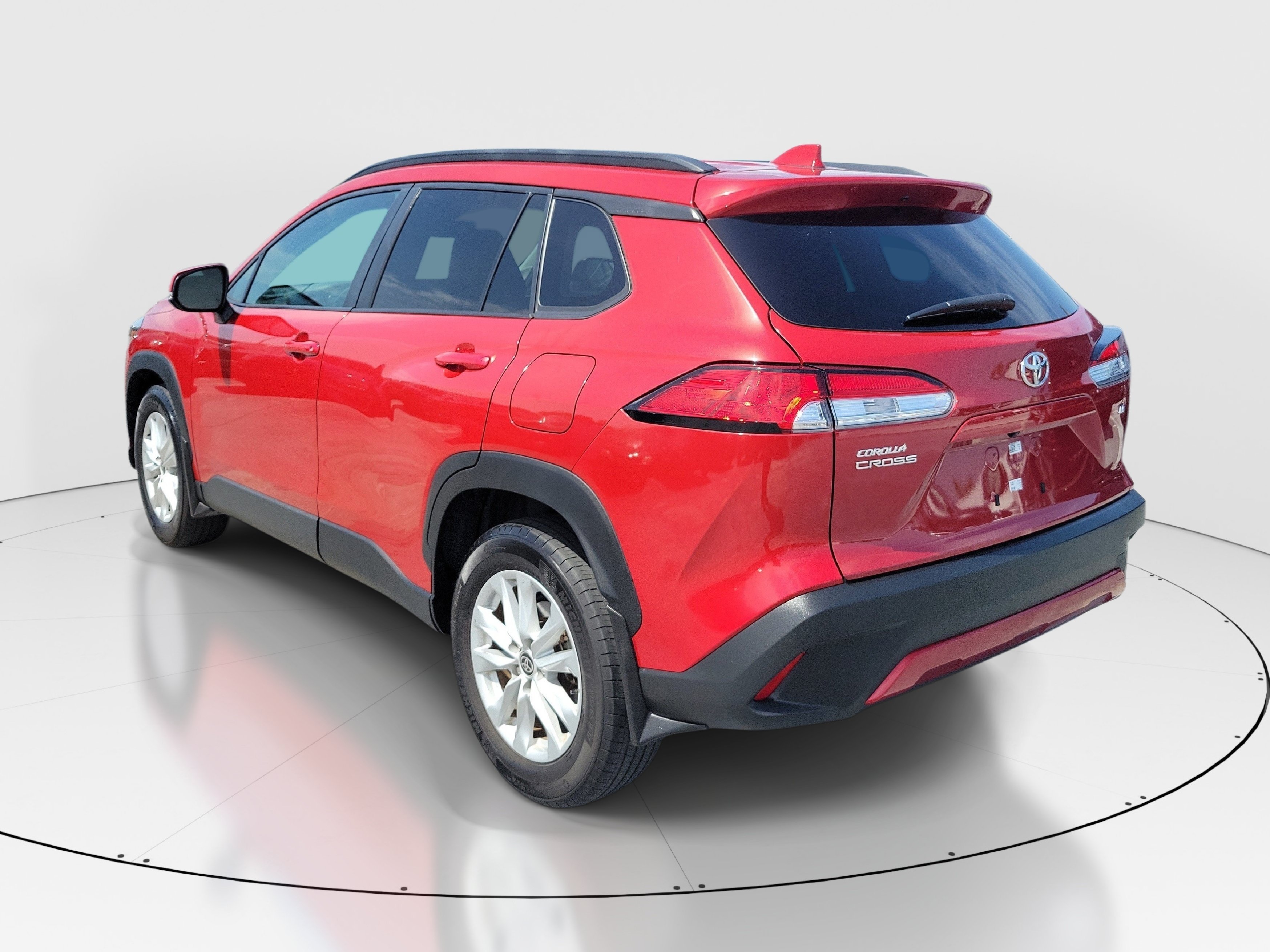 Certified Used 2024 Barcelona Red Metallic Toyota LE image 4