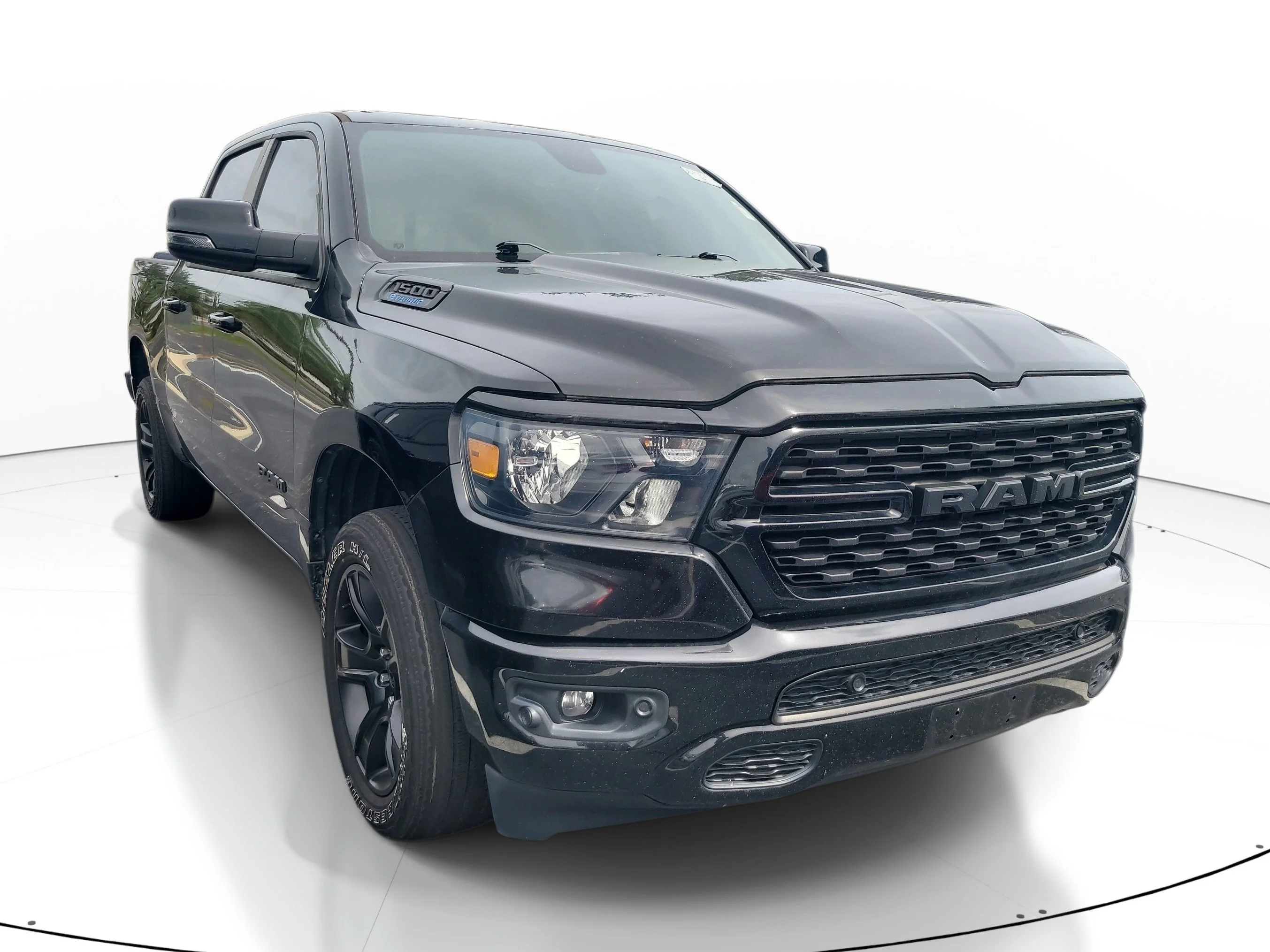 Used 2023 Diamond Black Crystal Pearlcoat Ram Big Horn image 1