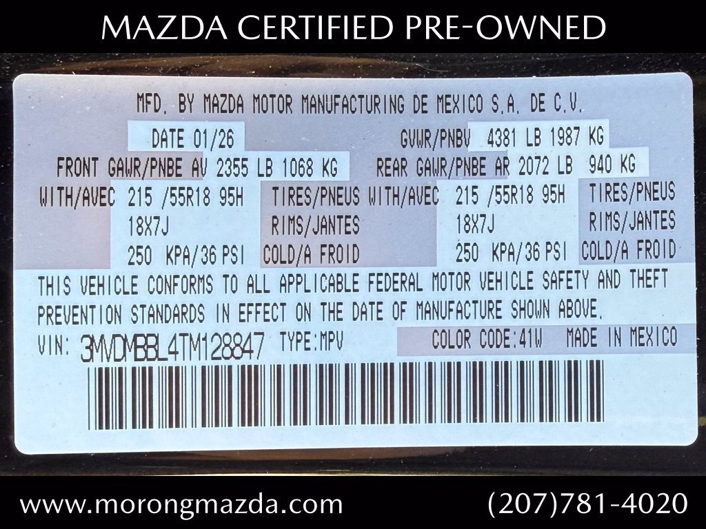Certified Used 2026 Black Mazda 2.5 S Select Sport image 49