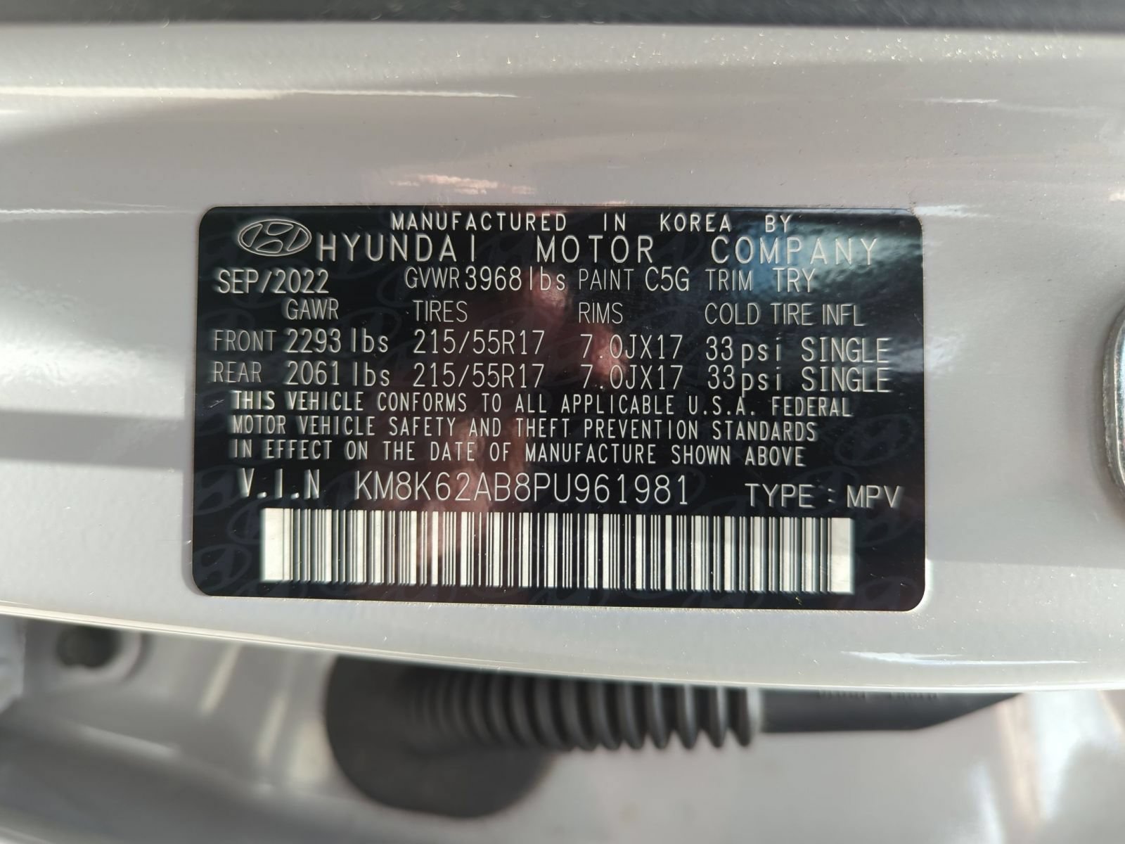 Used 2023 Cyber Silver Hyundai SEL image 23