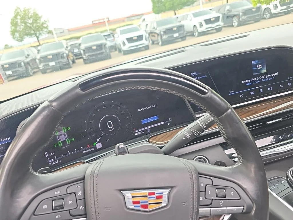 Used 2024 Radiant Red Tintcoat Cadillac Sport Platinum image 37