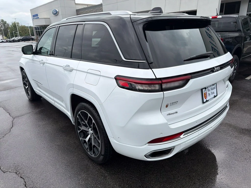 Used 2022 Bright White Clearcoat Jeep Summit Reserve image 3