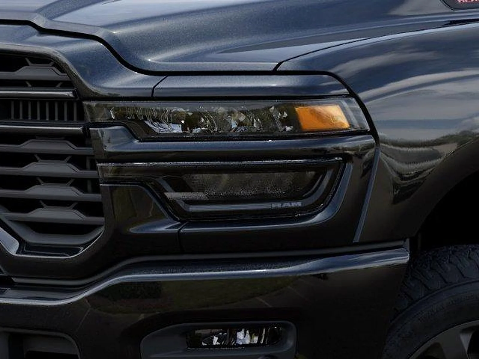New 2026 Diamond Black Crystal Pearlcoat RAM Big Horn Crew Cab 4x4 6