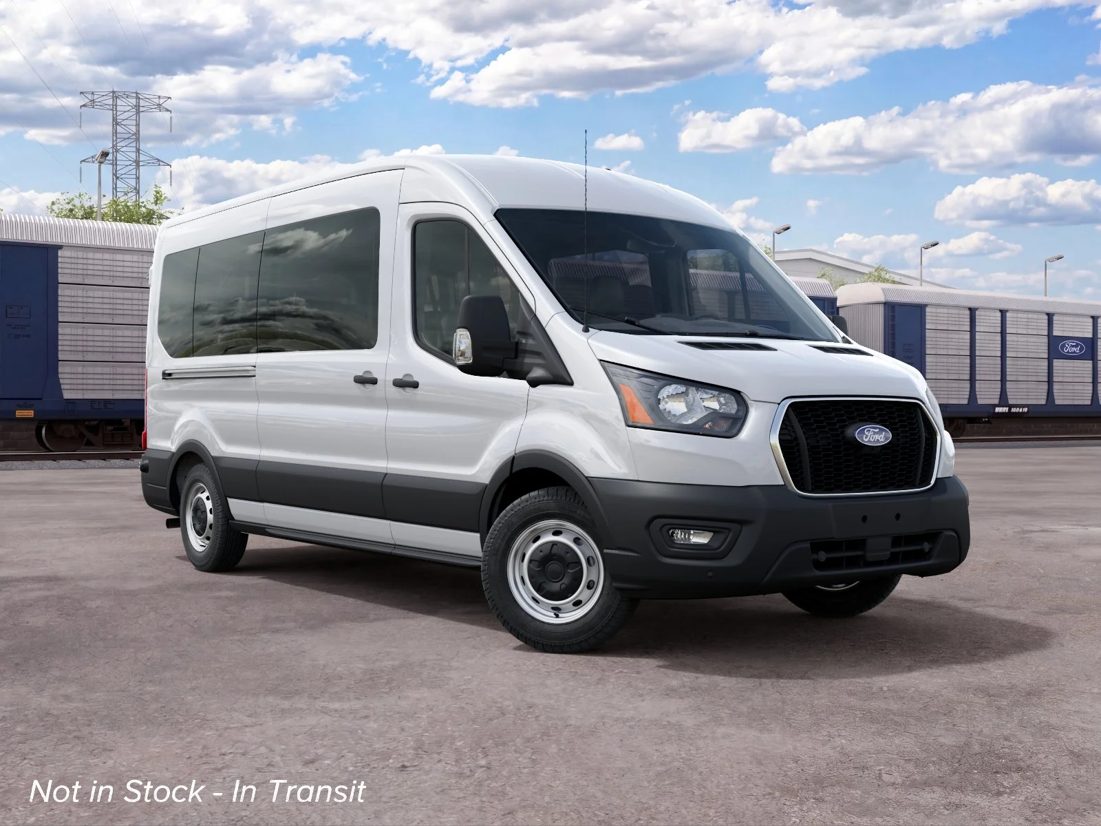 New 2027 Oxford White Ford Passenger Van XL image 4