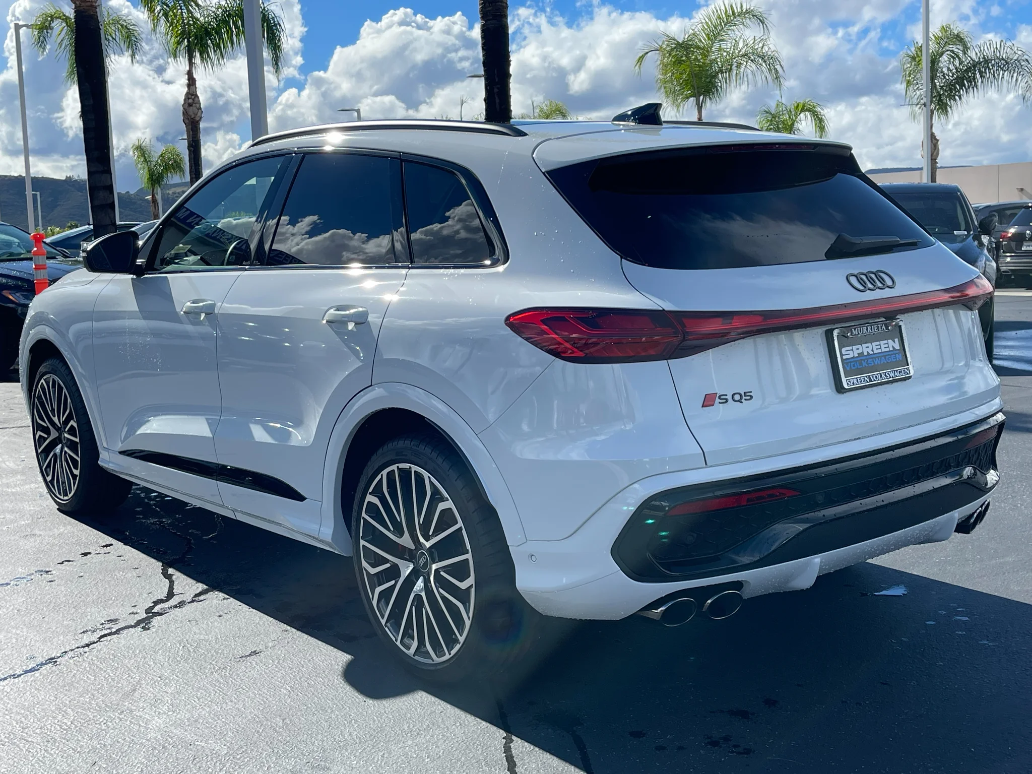 Used 2025 Arkona White Audi Prestige image 4