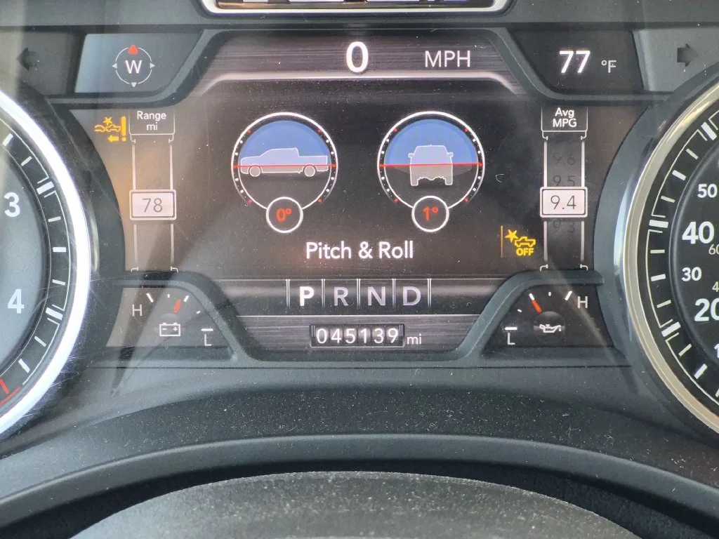Used 2021 Diamond Black Crystal Pearlcoat Ram Laramie image 16