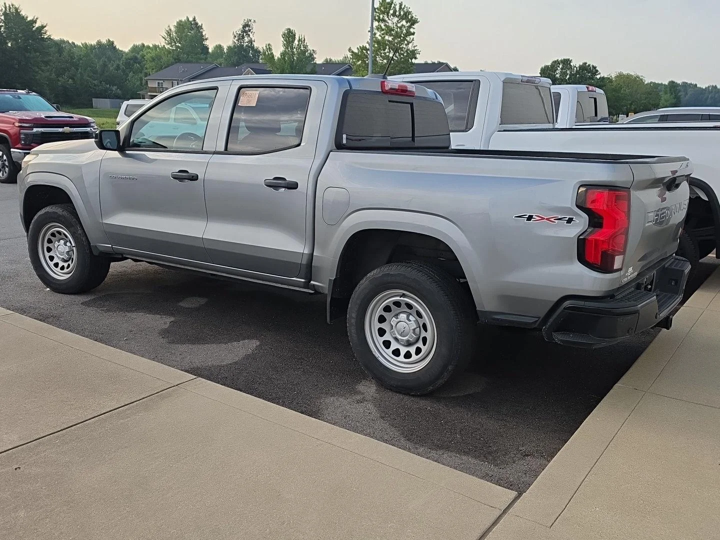 Used 2023 Sterling Gray Metallic Chevrolet 4WD Work Truck image 4
