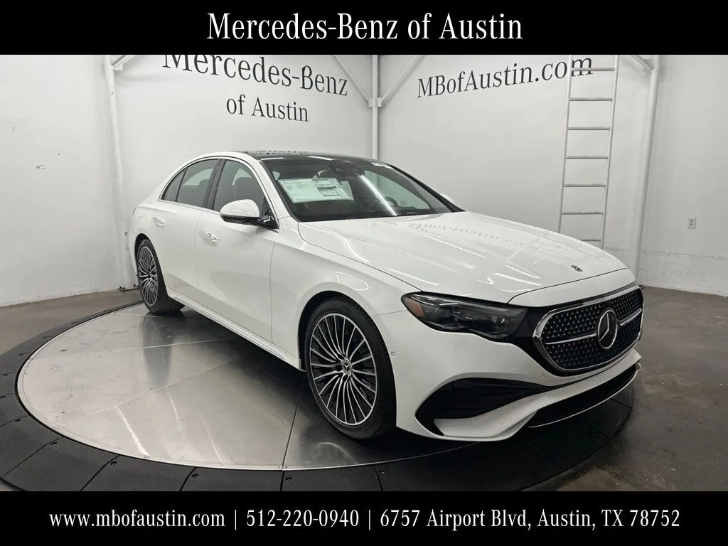 New 2027 White Mercedes-Benz E 350 image 1