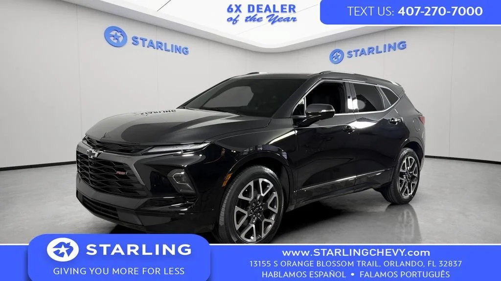 Used 2024 Black Chevrolet RS image 1