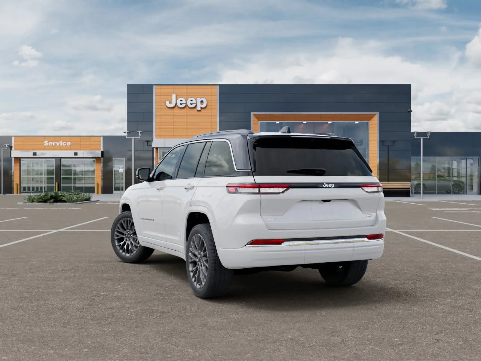 New 2027 Bright White Clearcoat Jeep Summit image 3