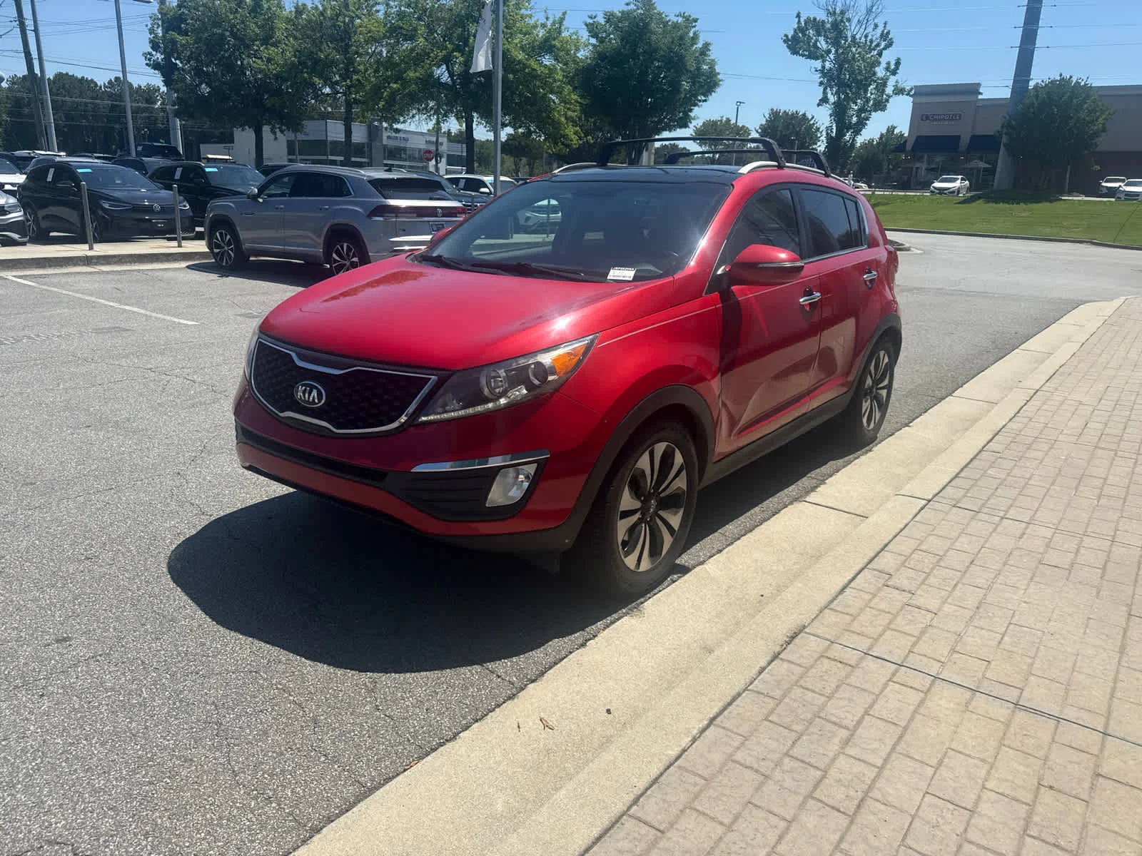 Used 2013 Signal Red Kia SX image 4