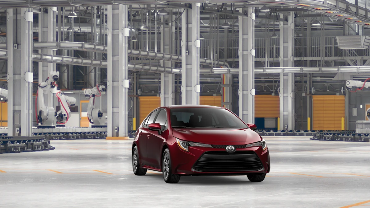 New 2026 Ruby Flare Pearl Toyota LE image 16