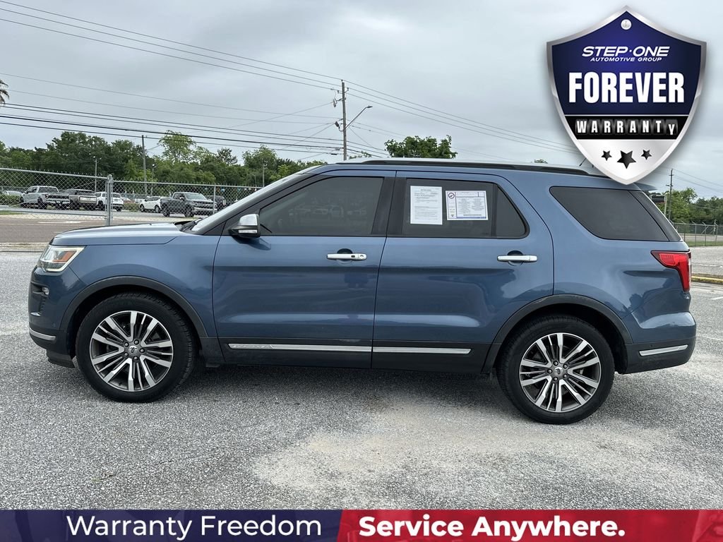 Used 2018 Blue Ford Platinum image 4