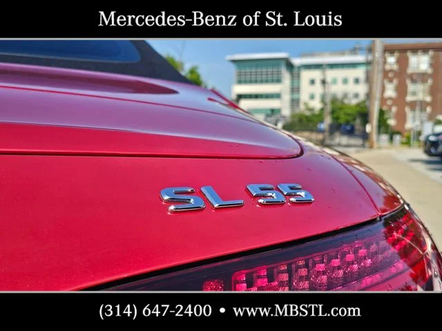 Certified Used 2022 Red Mercedes-Benz SL 55 AMG® image 9