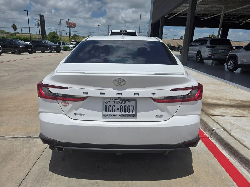 Used 2025 White Toyota SE image 4