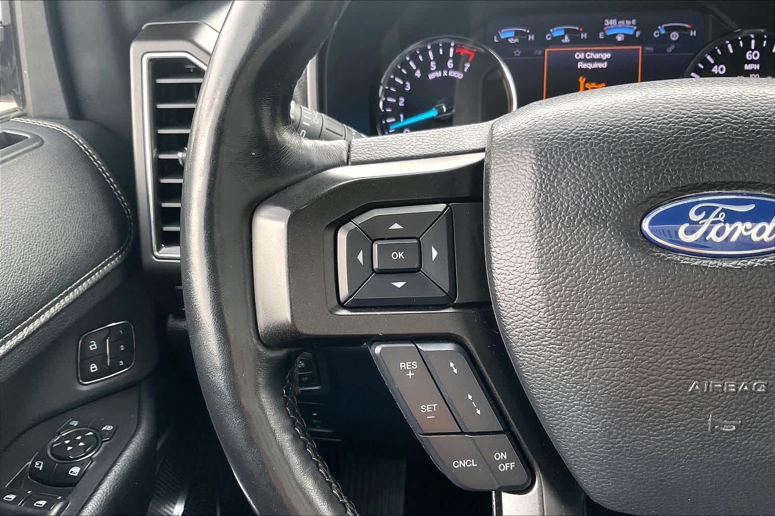 Used 2019 White Platinum Metallic Tri-Coat Ford Limited image 24