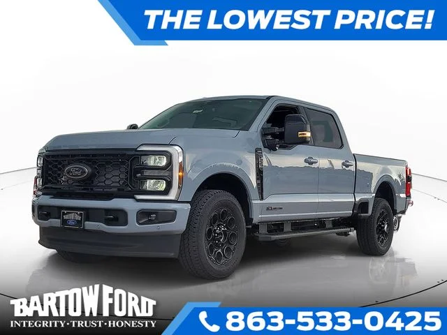 New 2026 Gray Metallic Ford Lariat image 1