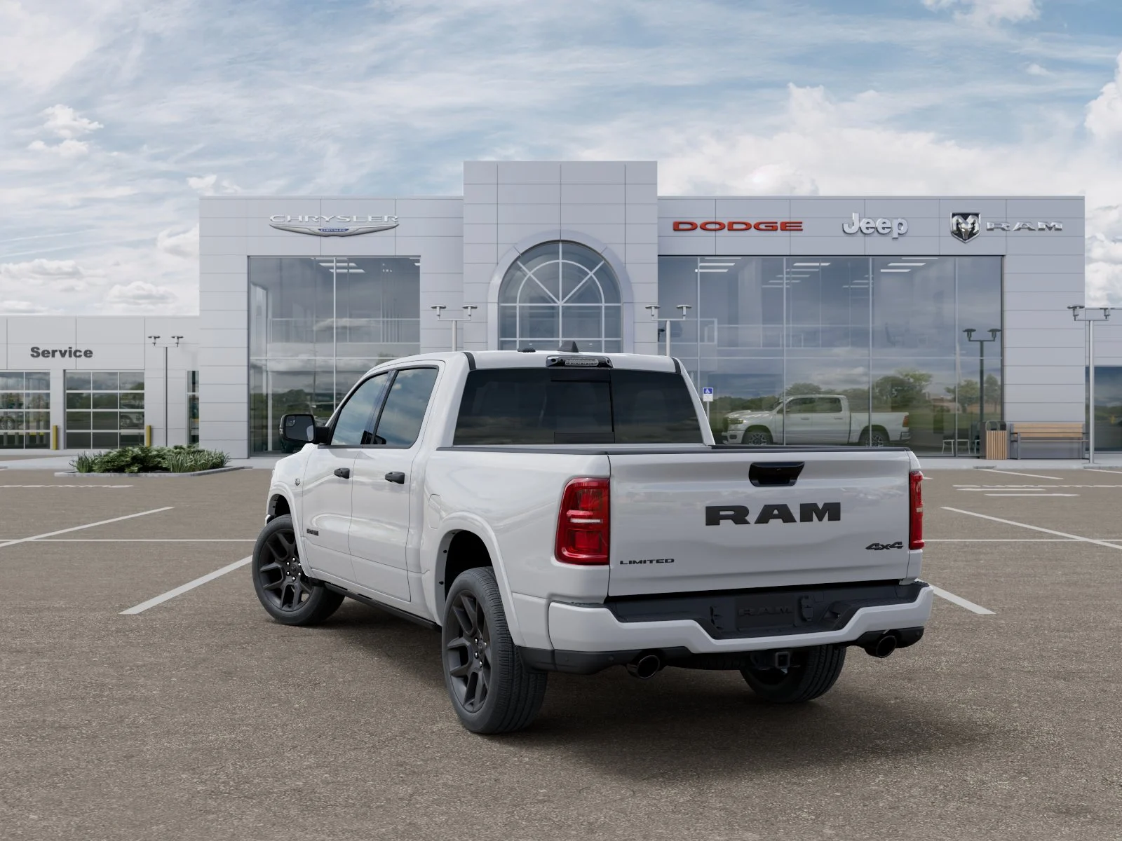 New 2026 Bright White Clear-Coat Exterior Paint RAM Limited image 3