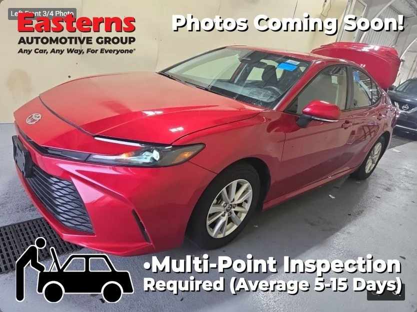 Used 2025 Red Toyota LE image 1