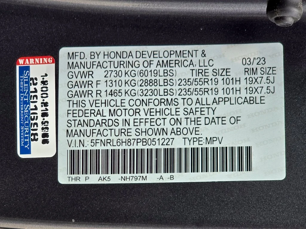 Used 2023 Gray Honda Touring image 54