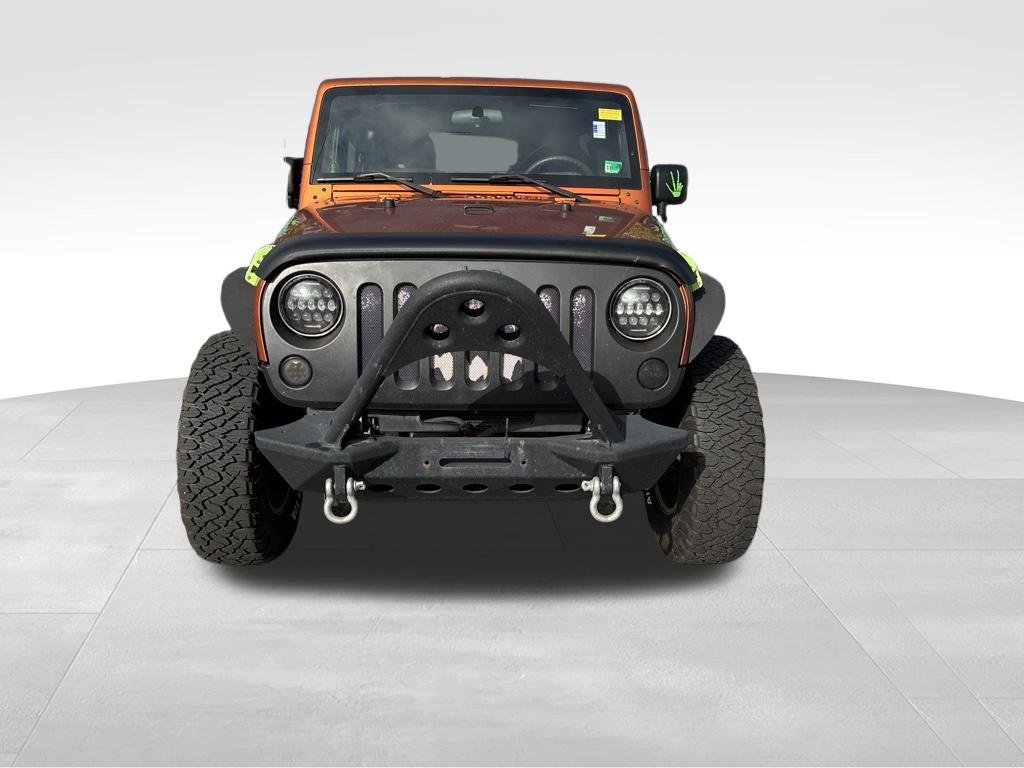 Used 2010 Orange Jeep Unlimited Sport image 2