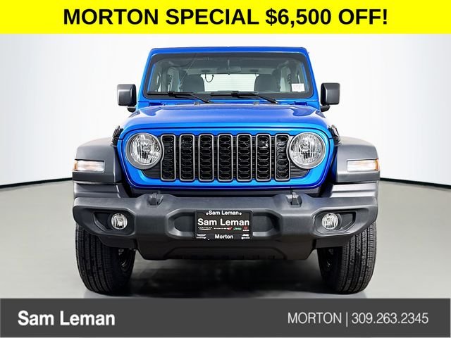 New 2026 Hydro Blue Pearlcoat Jeep Sport 4WD image 2