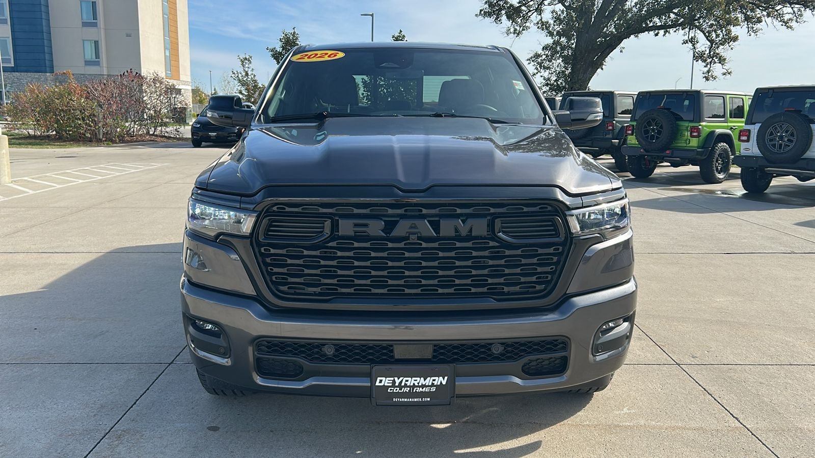 New 2026 Granite Crystal Metallic Clear-Coat Exterior Paint RAM Big Horn/Lone Star image 8