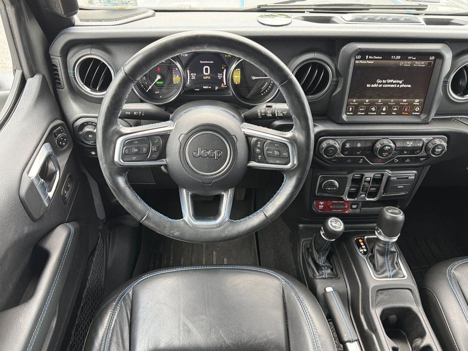 Used 2022 Gray Jeep Unlimited Rubicon 4xe image 14