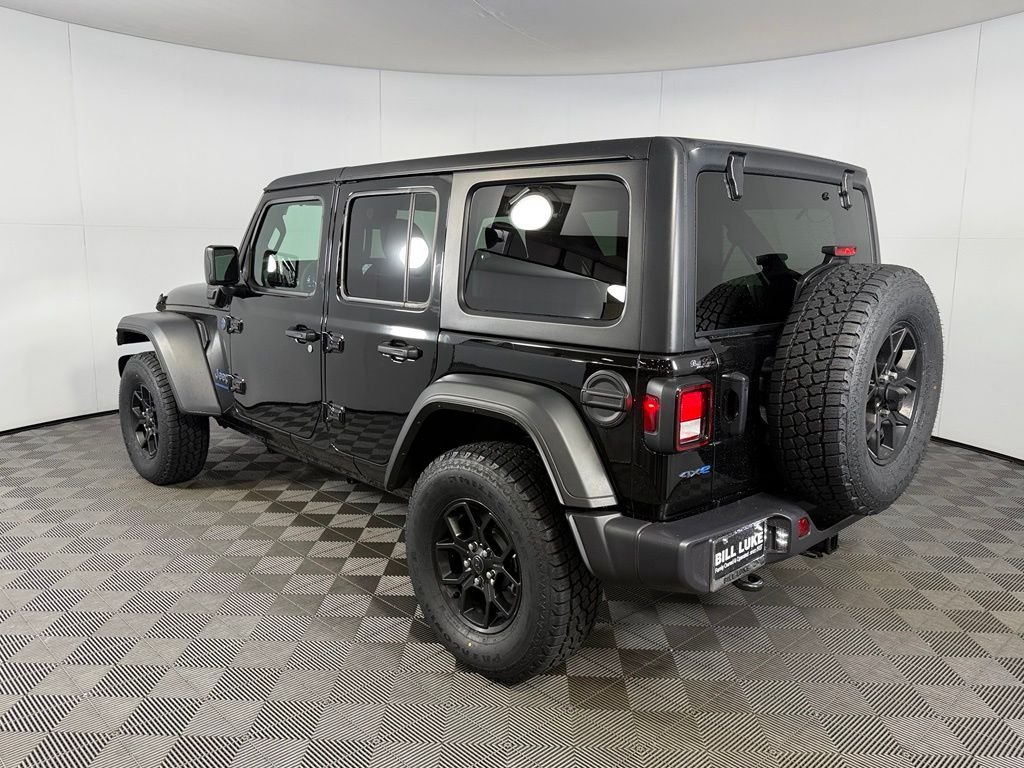 Certified Used 2025 Black Jeep Sport S 4xe image 9