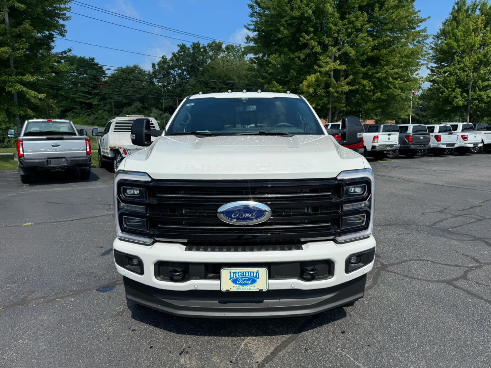 New 2026 Star White Metallic Tri-Coat Ford Platinum image 9