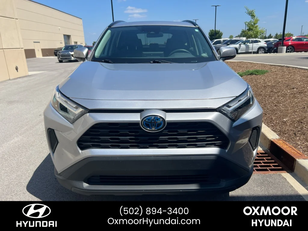 Used 2023 Silver Sky Metallic Toyota Hybrid XLE image 2