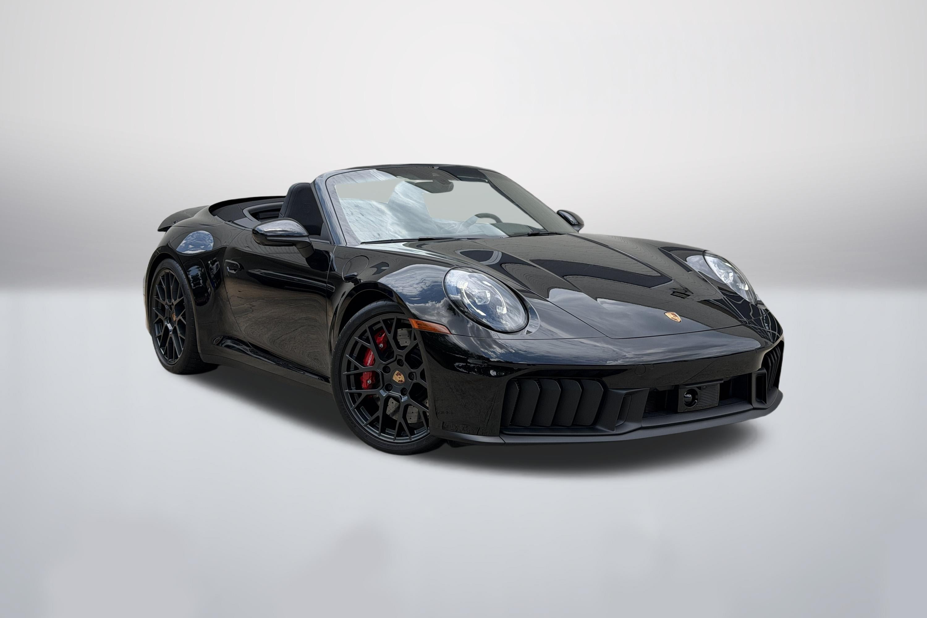 Used 2025 Black Porsche Carrera 4 GTS Cabriolet image 1