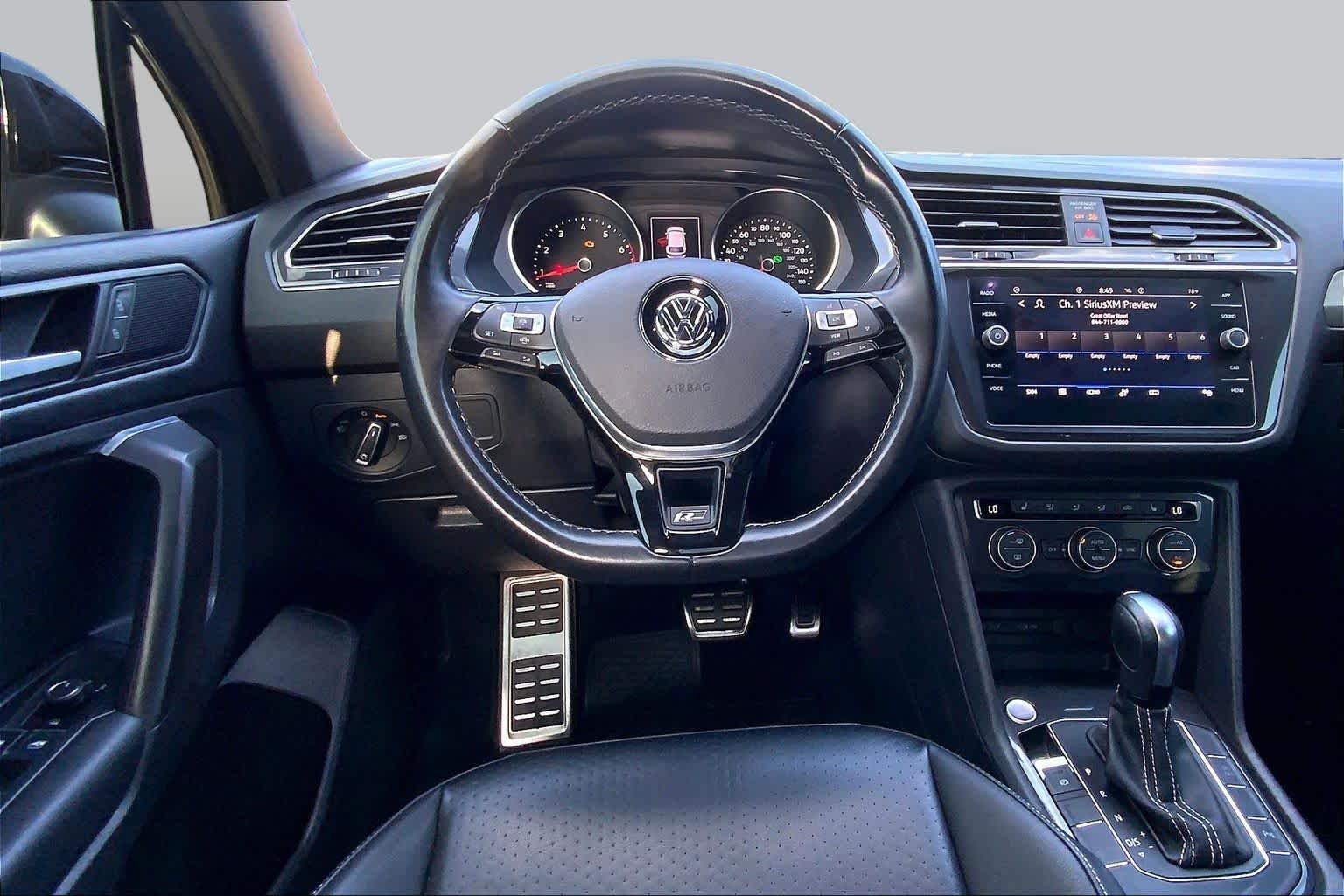 Pre-Owned 2021 Volkswagen Tiguan SE R-Line Black