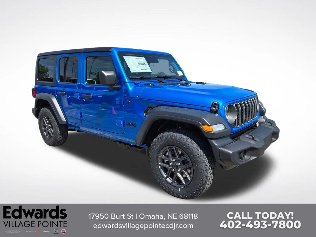 New 2026 Hydro Blue Pearl-Coat Exterior Paint Jeep Sport S image 1