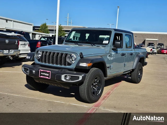 New 2026 Jeep Gladiator Sport Four Wheel Drive Crew Cab Pickup