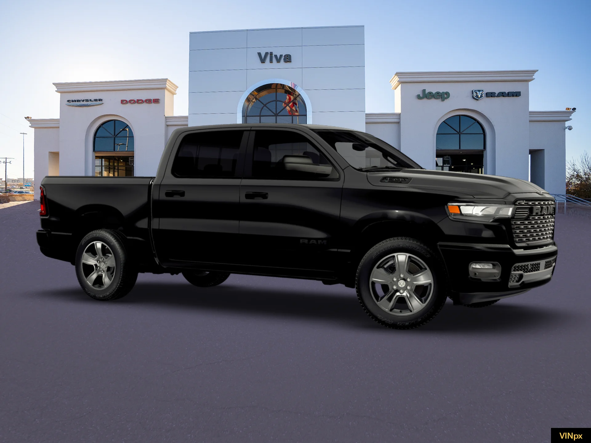 New 2026 Diamond Black Crystal Pearl-Coat Exterior Paint RAM  image 22