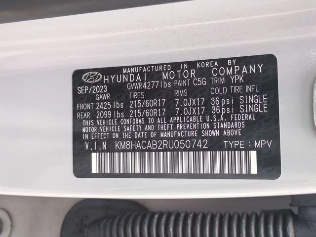 Used 2024 Gray Hyundai SE image 30
