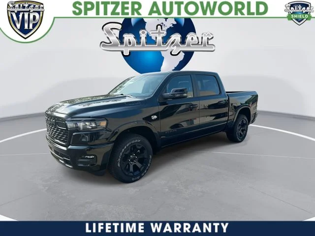 New 2026 Diamond Black Crystal Pearl-Coat Exterior Paint RAM Big Horn/Lone Star image 4