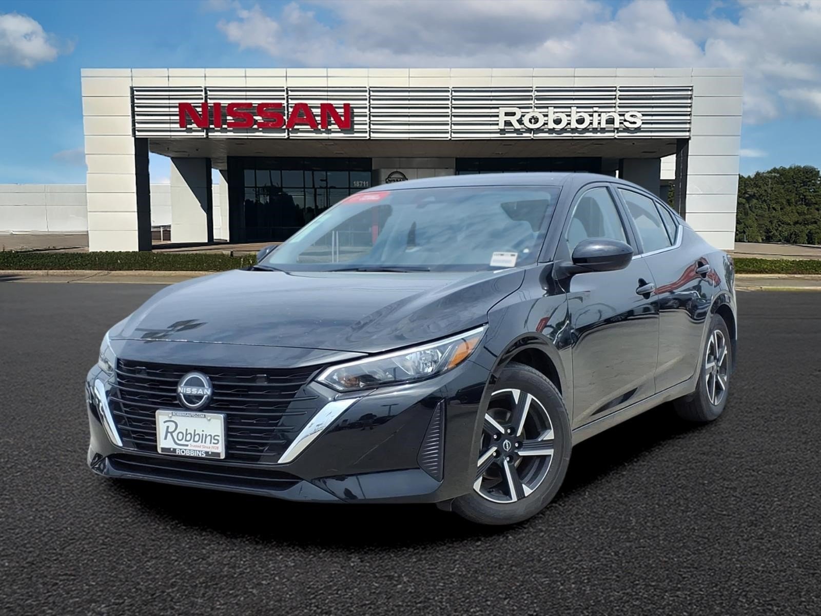 2025 Nissan Sentra SV Black at Robbins Nissan