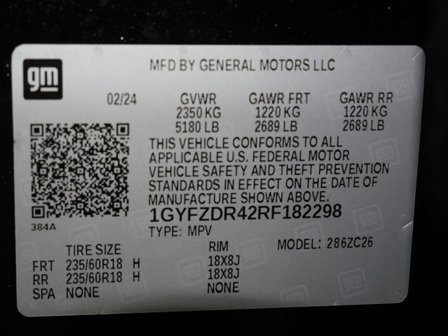 Used 2024 Stellar Black Metallic Cadillac AWD Premium Luxury image 32