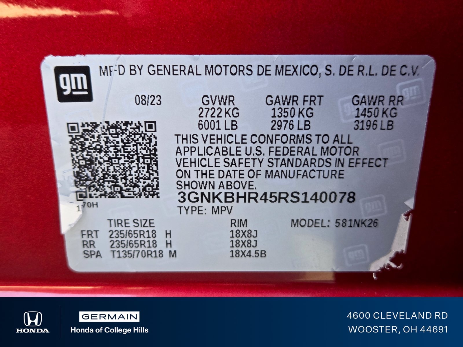 Used 2024 Radiant Red Chevrolet LT image 27