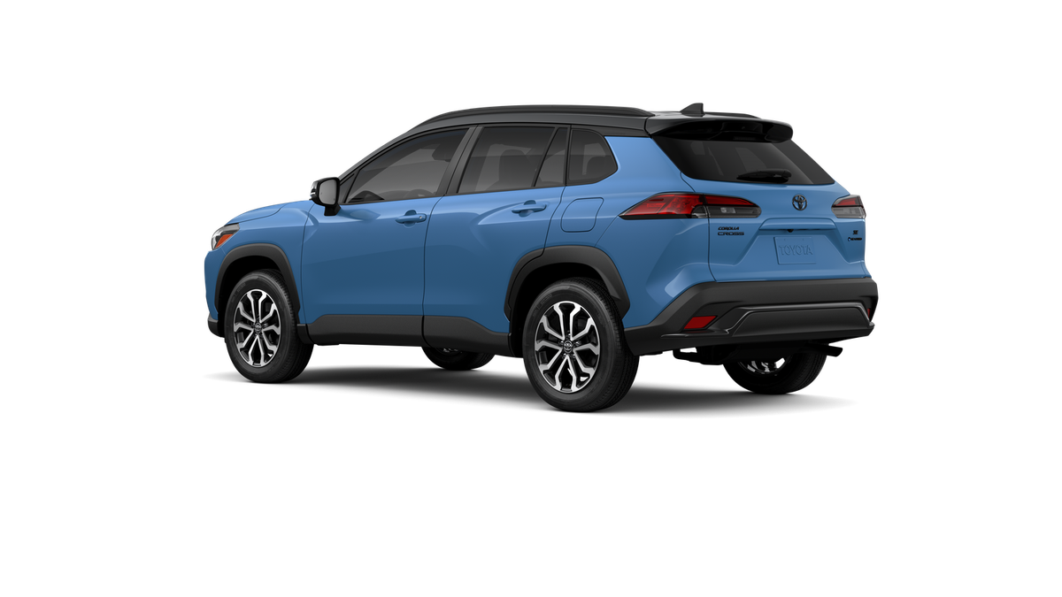 New 2026 Cavalry Blue with Jet Black roof Toyota Hybrid SE image 7