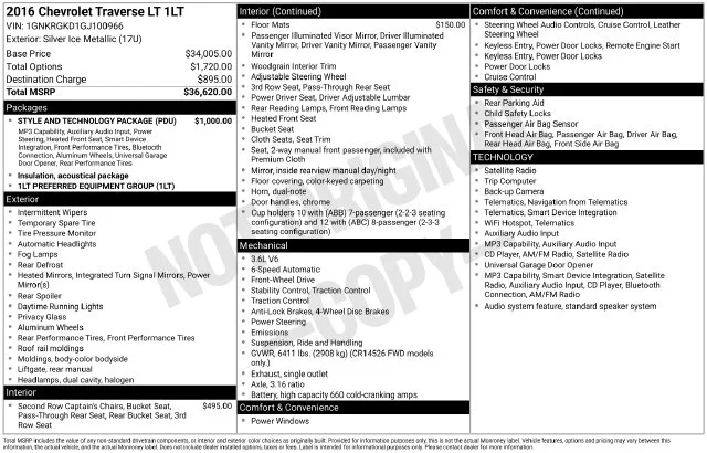 Used 2016 Silver Chevrolet LT image 7