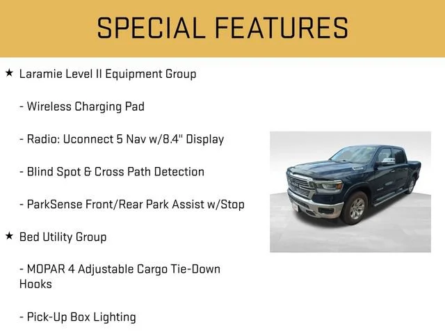 Used 2022 Blue Ram Laramie Crew Cab 4x4 5