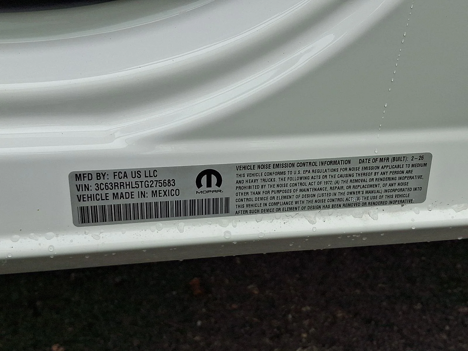New 2026 Bright White Clearcoat Ram Big Horn image 18